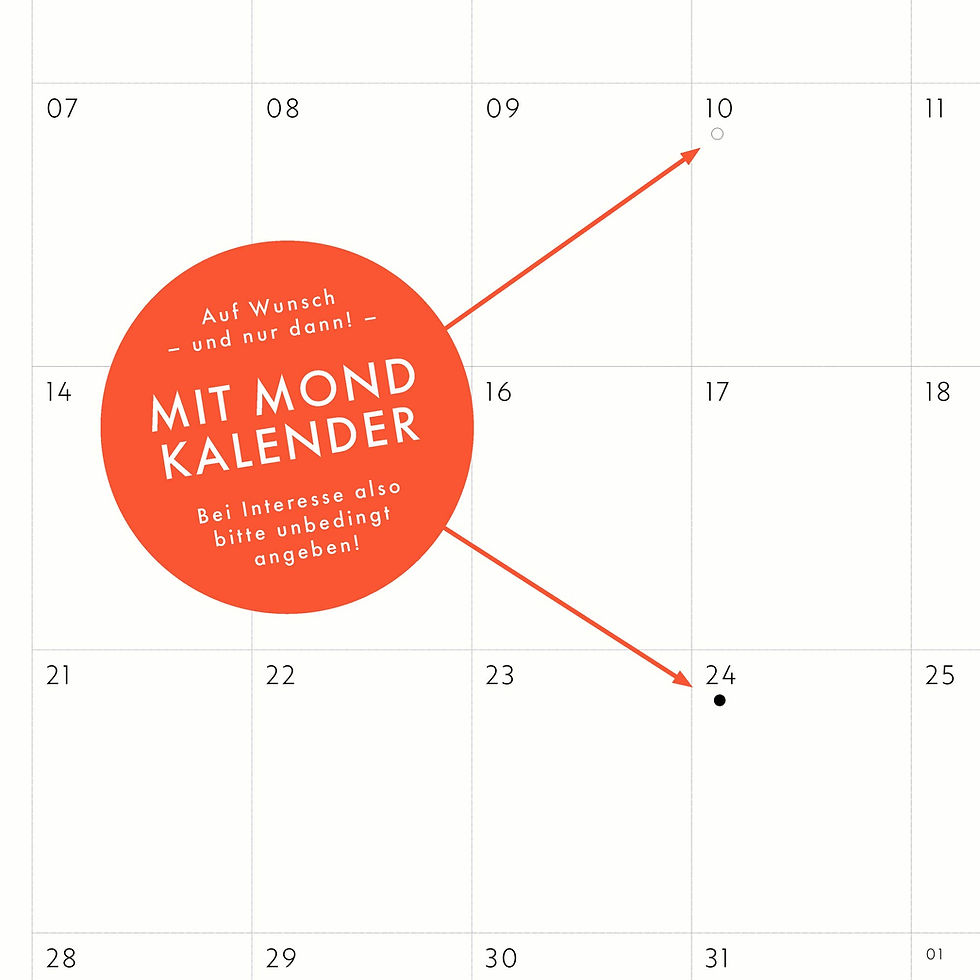 Miniaturbild: Monatskalender Nr. 07 / Din A3 / Personalisierbar