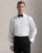 Men’s Premium 2-ply Front Pleated Tuxedo Iron Free Shirt