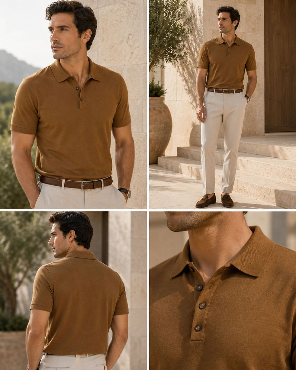 Premium Modal Linen Polo for Resortwear Brands