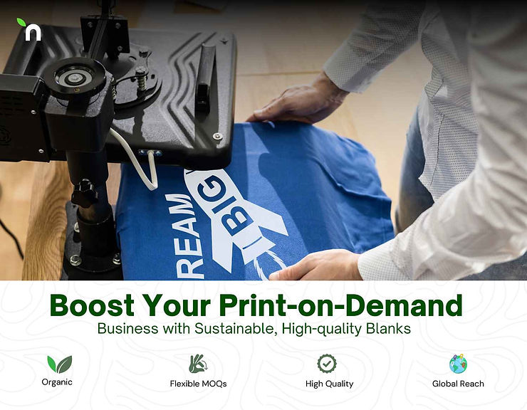 Boost Your Print-on-Demand Business with Sustainable, High-quality Blanks