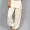 Thumbnail: Men’s White Yoga Pants – Fold-Over Waistband with Tapered Leg Detail