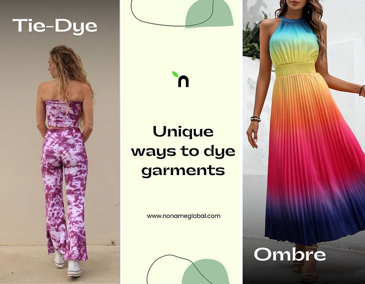 Tie-Dye vs. Ombre: Unique ways to dye garments