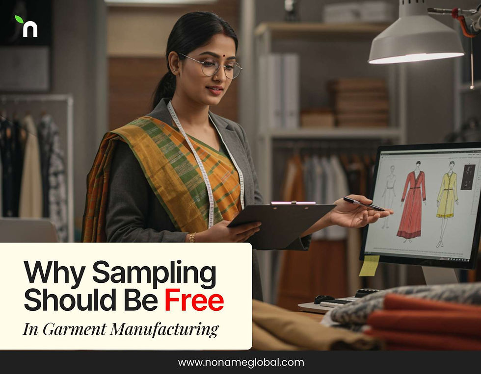 Why Sampling Should Be Free in Garment Manufacturing (And What It Really Means for Your Brand)