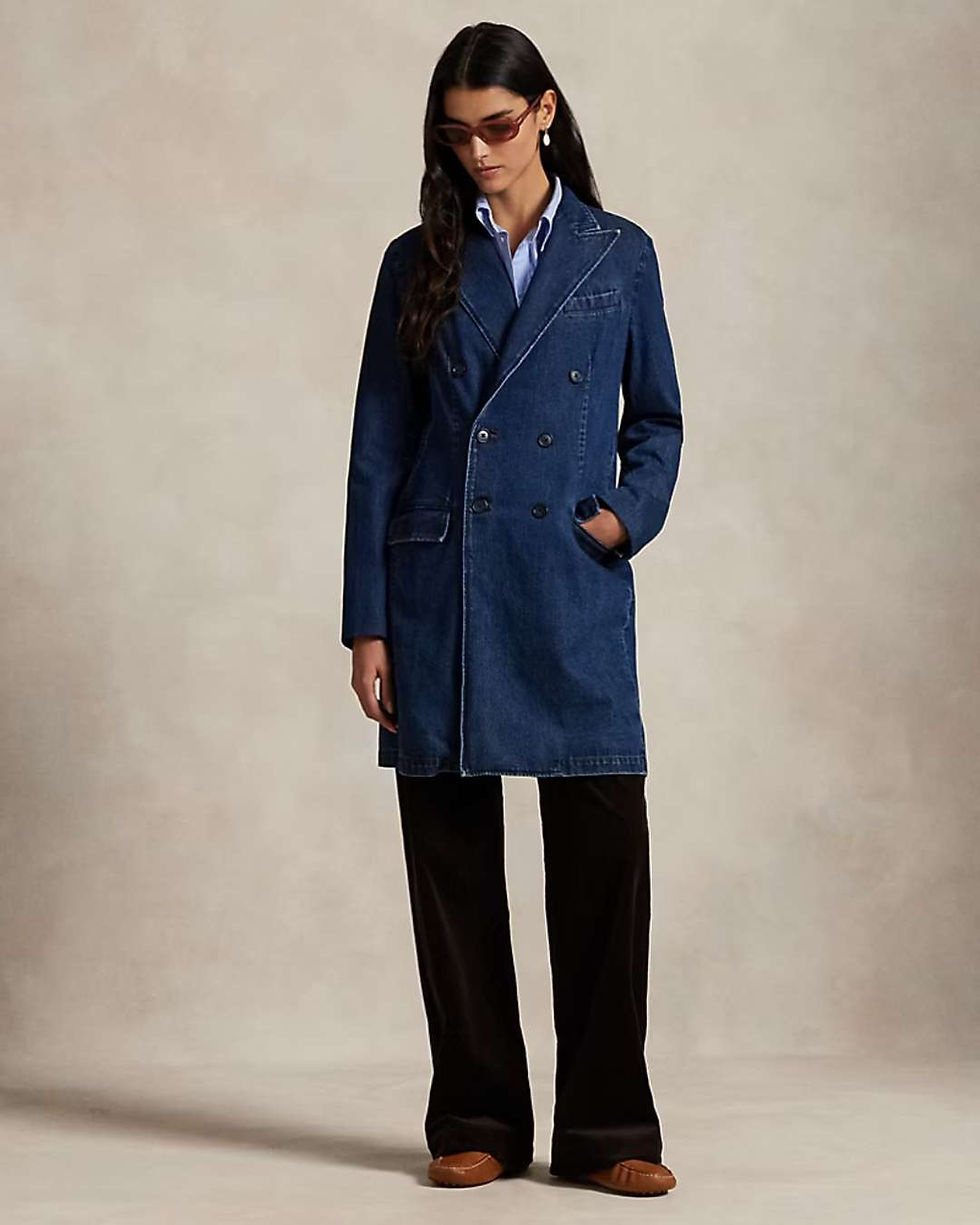 Women’s Double-Breasted Denim Coat
