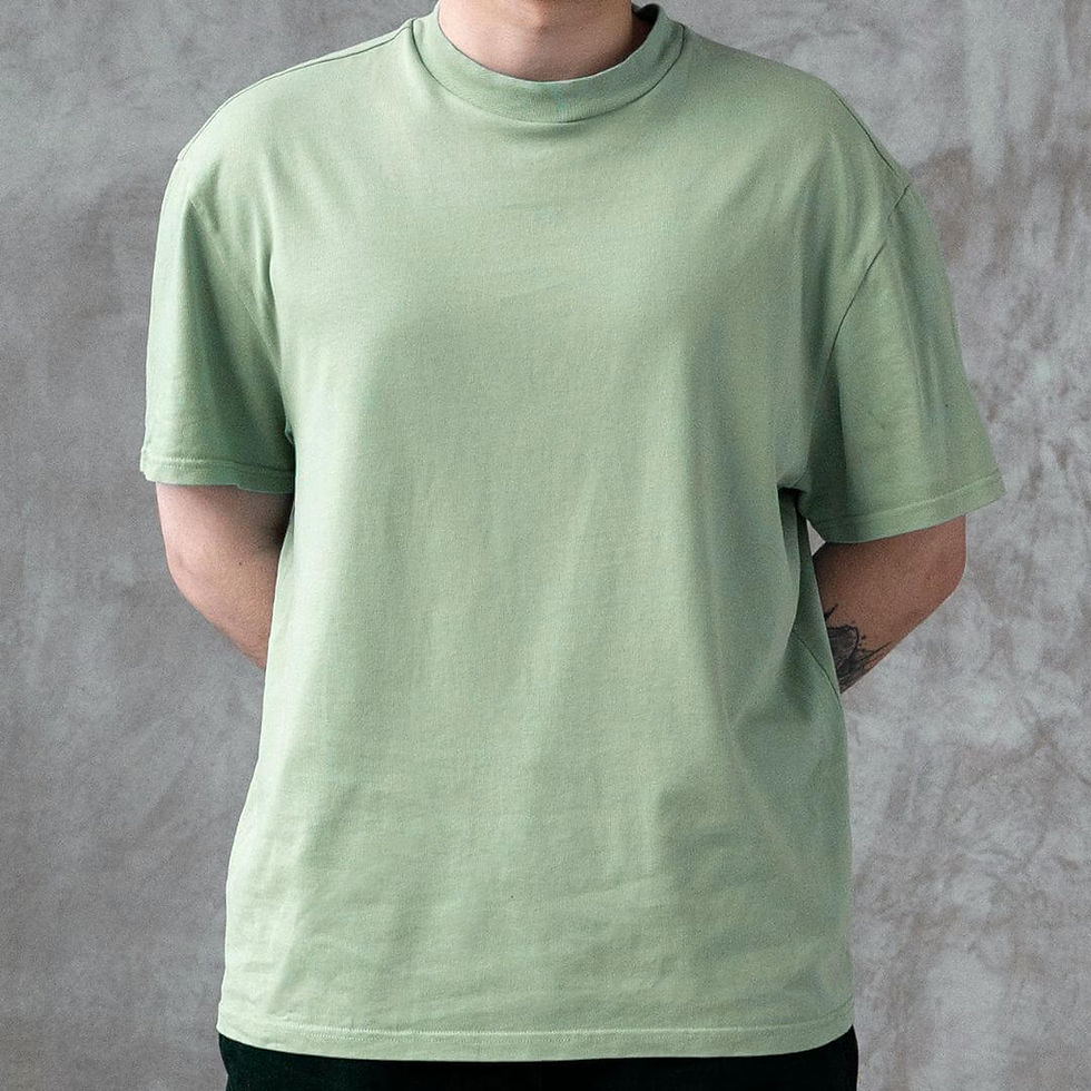 Thumbnail: Oversized Unisex 100% Cotton Solid 220GSM T-Shirt, Pastel Color | Private Label
