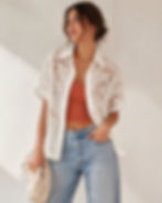 Organic Cotton Schiffli Resort Shirt For Premium Lifestyle Collections