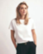 Women’s Crew Neck T-Shirt in Cloud Dancer