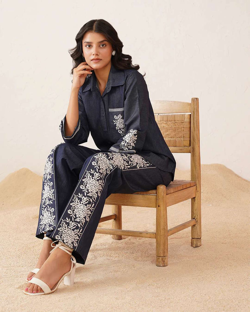 Elegant Women’s Printed Co-ord Set