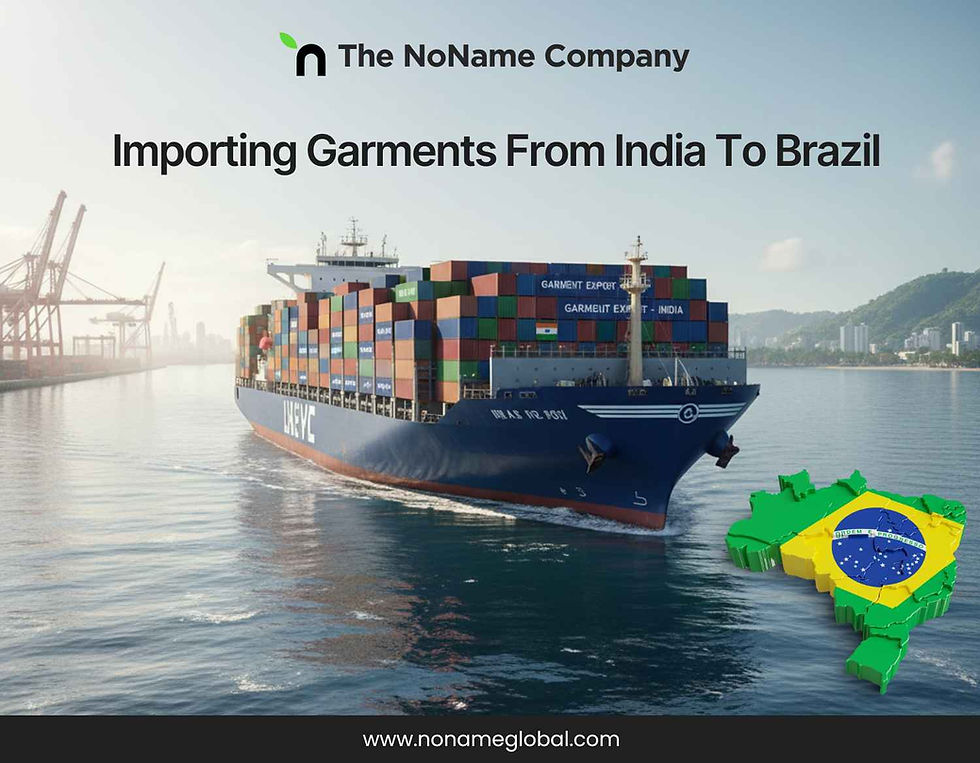 Specific Requirements for Importing Garments From India To Brazil