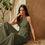 Thumbnail: Premium Women’s Olive Green Cotton Co-ord Set
