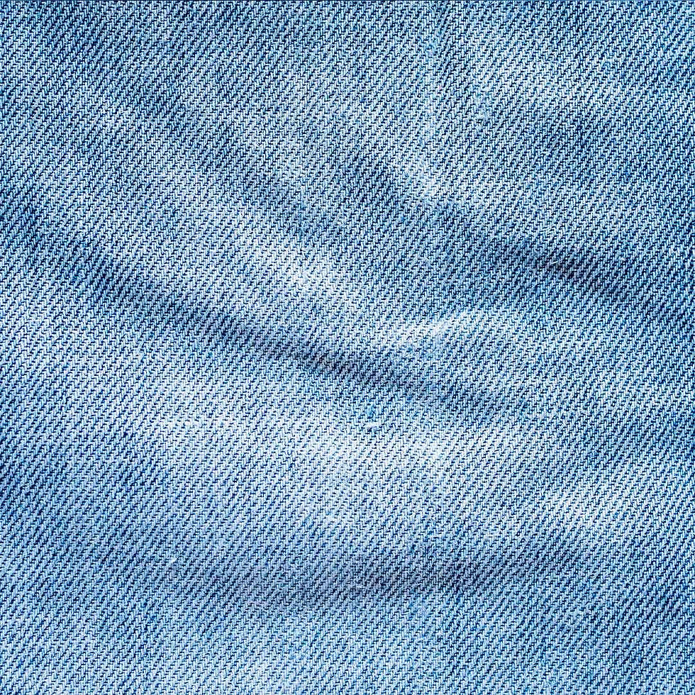 Thumbnail: 100% Hemp Heavy Blue Denim Fabric - 12 Oz Washed & Elastic | White | White Label