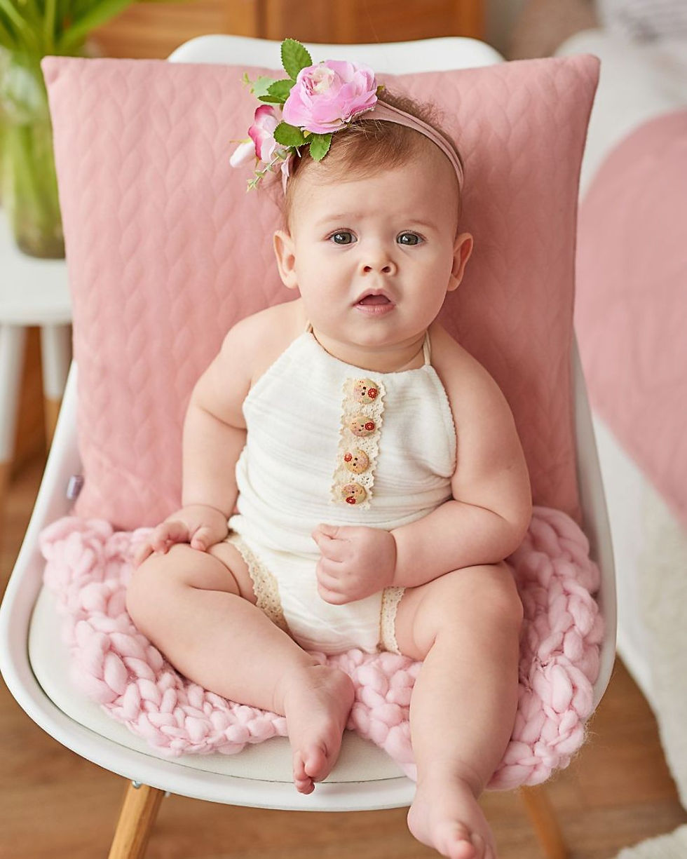 100% Organic Cotton Lace-Trimmed Halter Babywear sleeveless Onesies With Wodden
