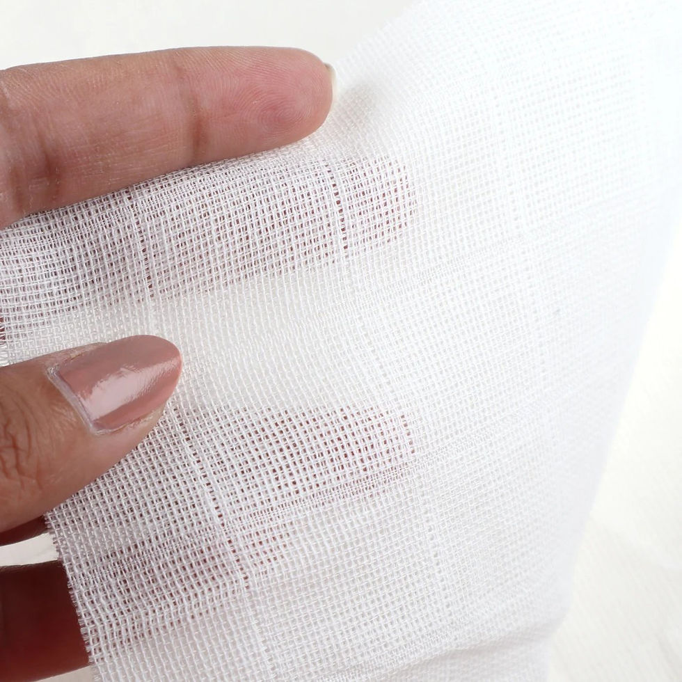 Thumbnail: Handcrafted Muslin weave Double cloth RFD Cotton Fabric Organic | Private Label