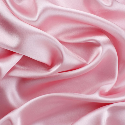 100 Natural RFD Rose Silk Fabric in 44" inch wide, 90 GSM weight