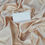 Thumbnail: Beige satin elastic fabric.