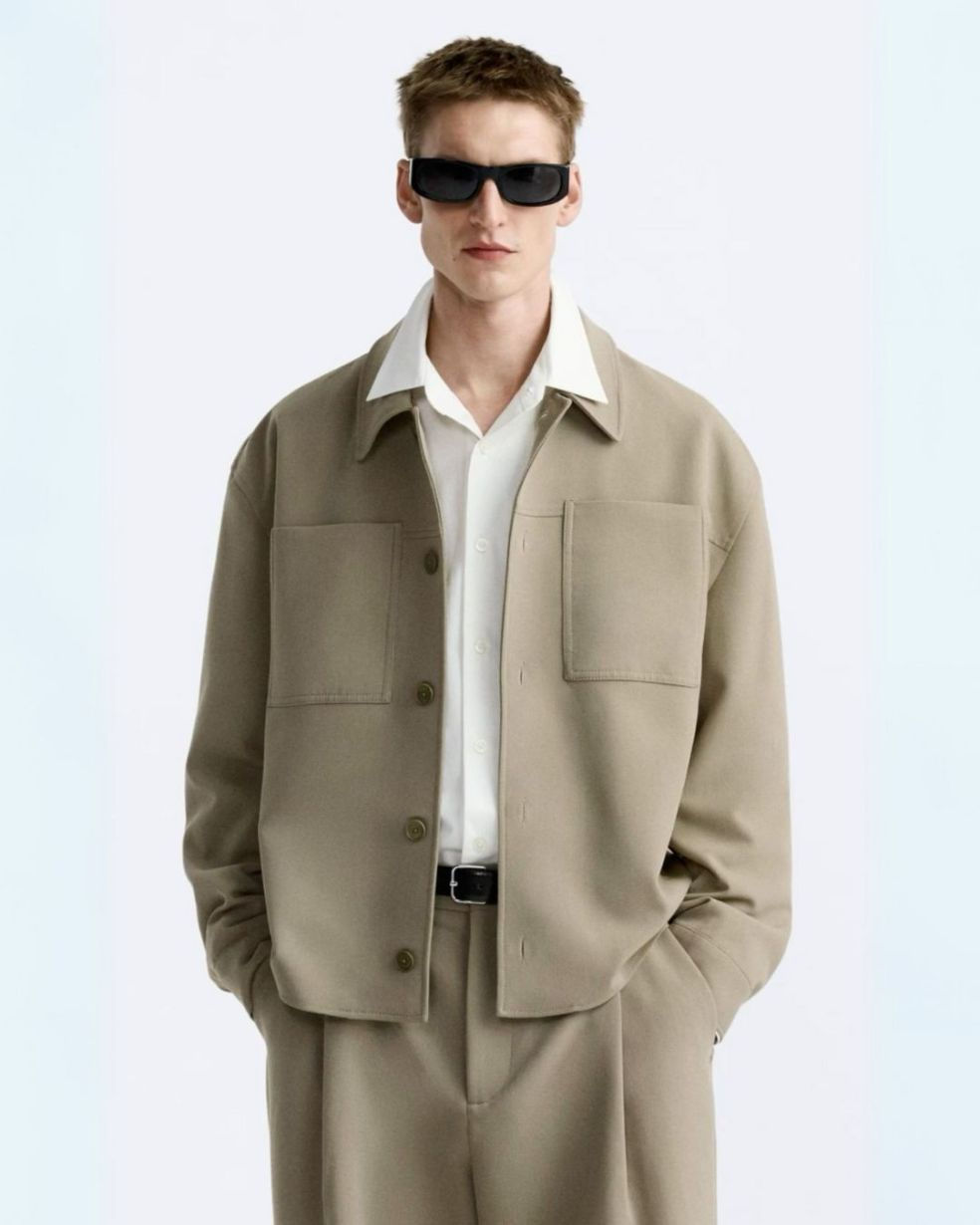 Men’s Soft Overshirt Shacket