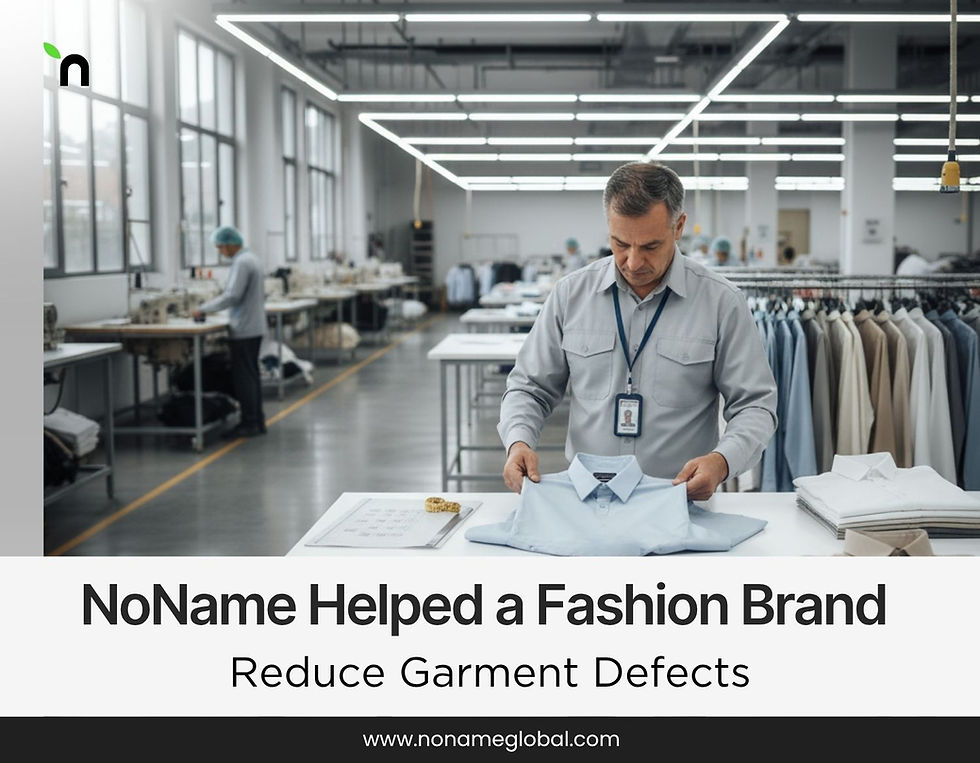 Case Study: NoName Helped a Fashion Brand Reduce Garment Defects