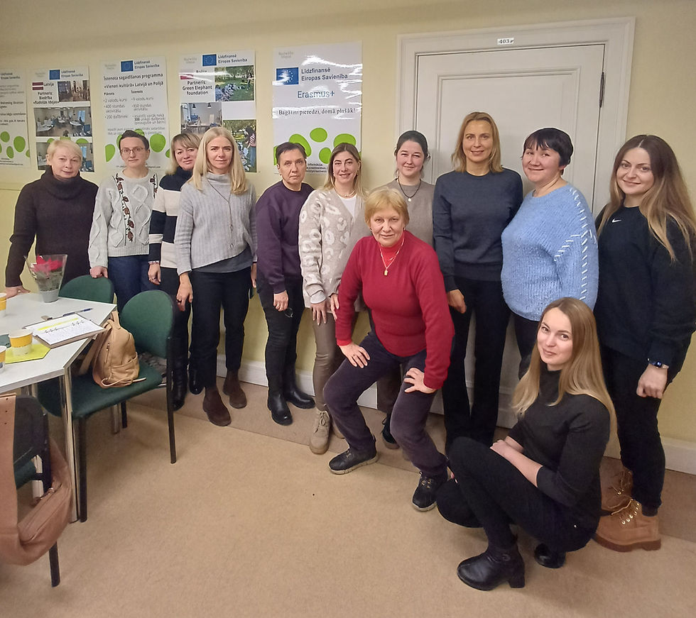 Noslēdzies tematiskās grupu nodarbību cikls psihologa vadībā Ukrainas civiliedzīvotājiem Rīgā