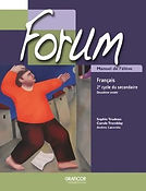 Forum - 2e cycle (2e année) - Manuel de l'élève - Version imprimée ou numérique