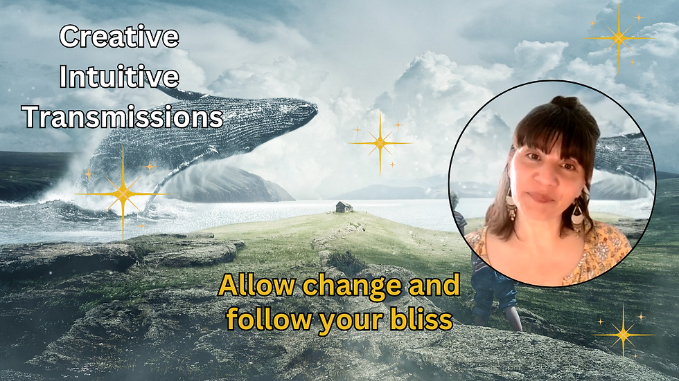 Allow change and follow your bliss | Creative Intuitive Transmission | High vibration art. Video from the YouTube channel "The grounded starseeds" by Mokusho Abigaëlle Richard