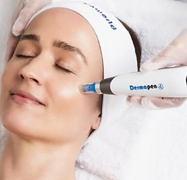 Medical microneedling with bespoke serums, skin rejuvenation, skin tightening, scar management, acne scar treatment