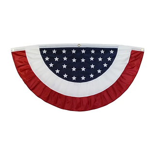 Patriotic Ruffle Bunting