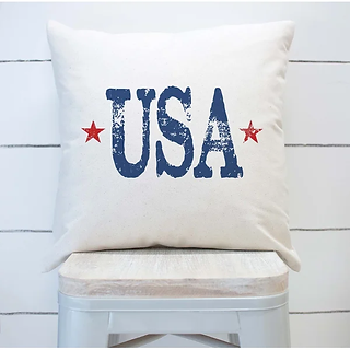 Alt USA Star Square Pillow