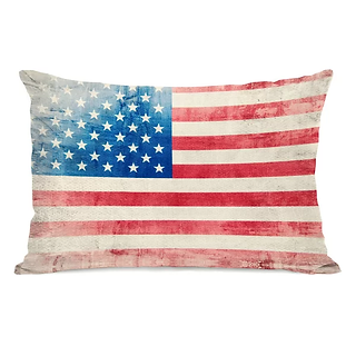 Independence Flag Lumbar Pillo