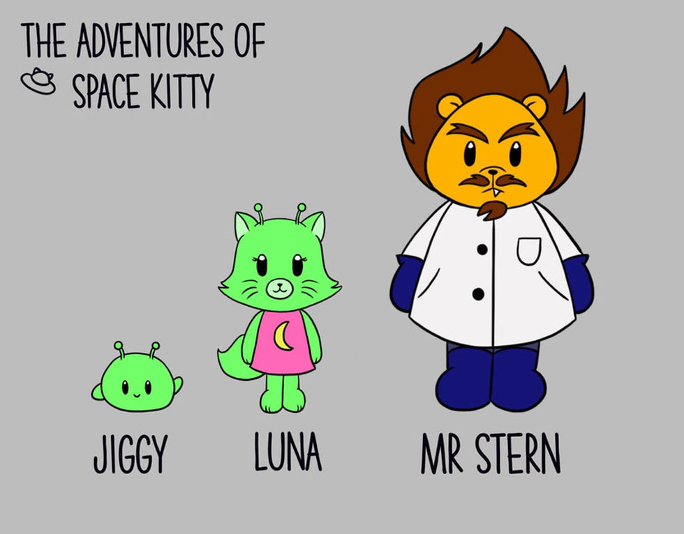 Adventures of Space Kitty Line Up