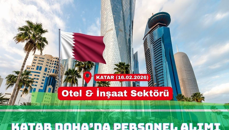 Katar Doha’da otelcilik ve inşaat sektöründe güncel personel alımları. Garson, kapı görevlisi ve HSE görevlisi pozisyonları için tam zamanlı iş fırsatlarını hemen inceleyin. (16.02.2026)