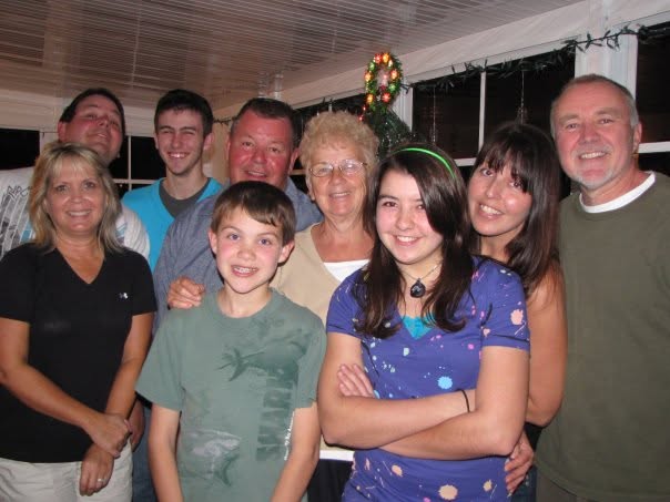 Family gathering during the growing years