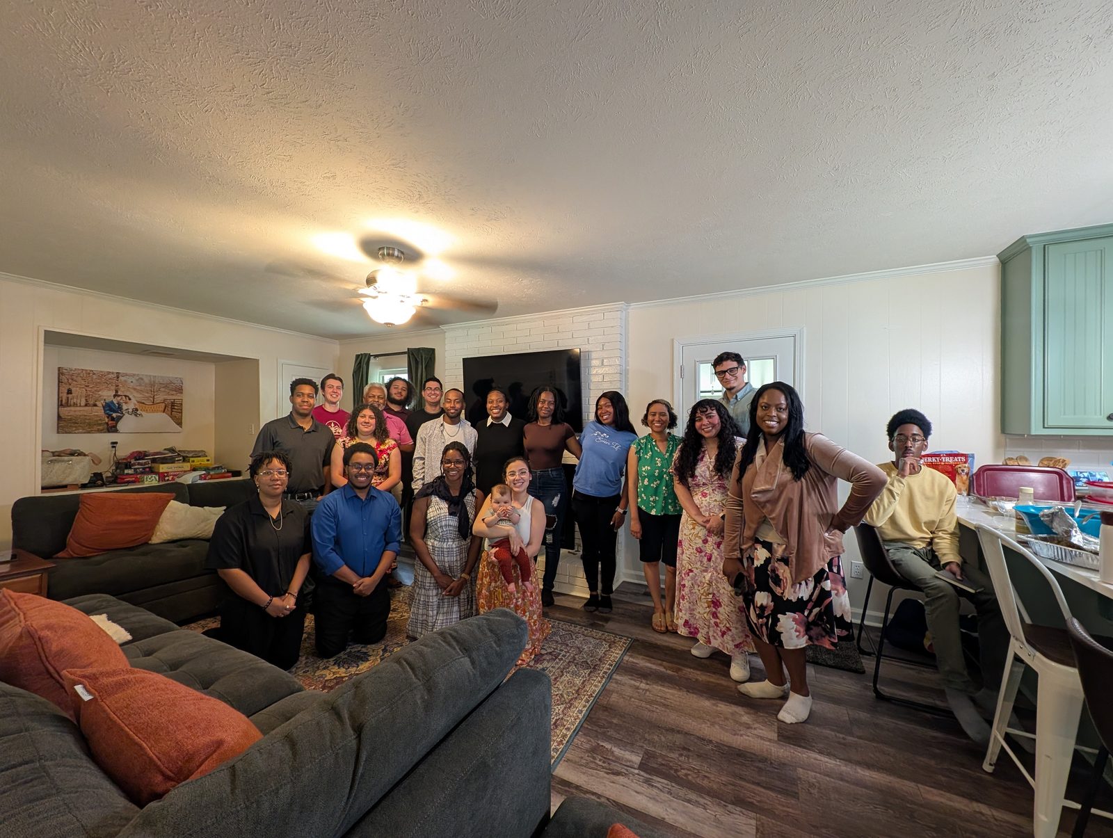 Duluth church community gathering in a home