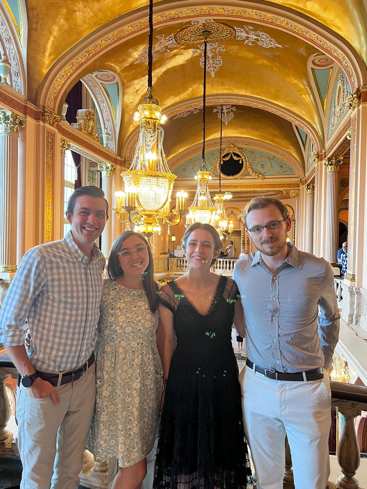 Andrew and Nicole with close friends from seminary