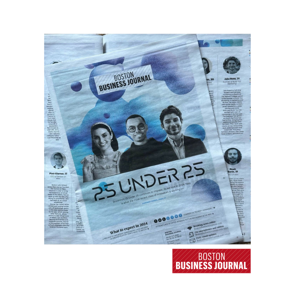 Build You Marketing & Junk Teens featured in BostInno’s 25 under 25.