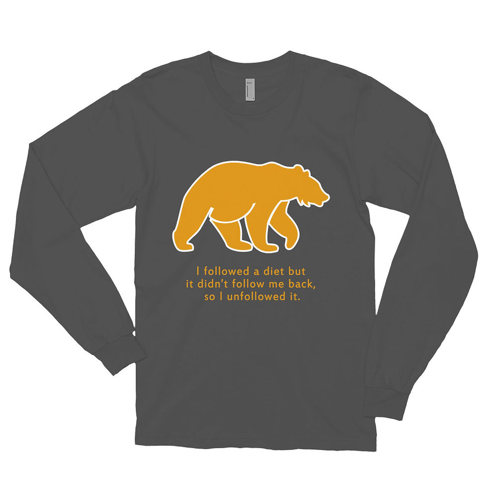 The Yellow Bear - Long sleeve t-shirt
