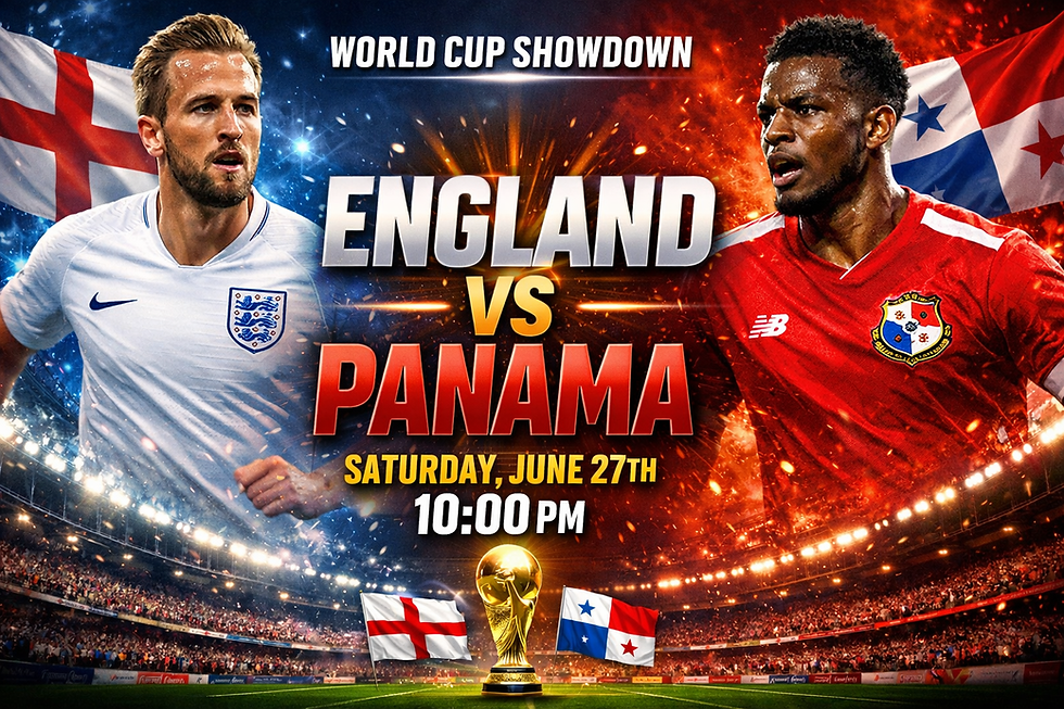 England v Panama