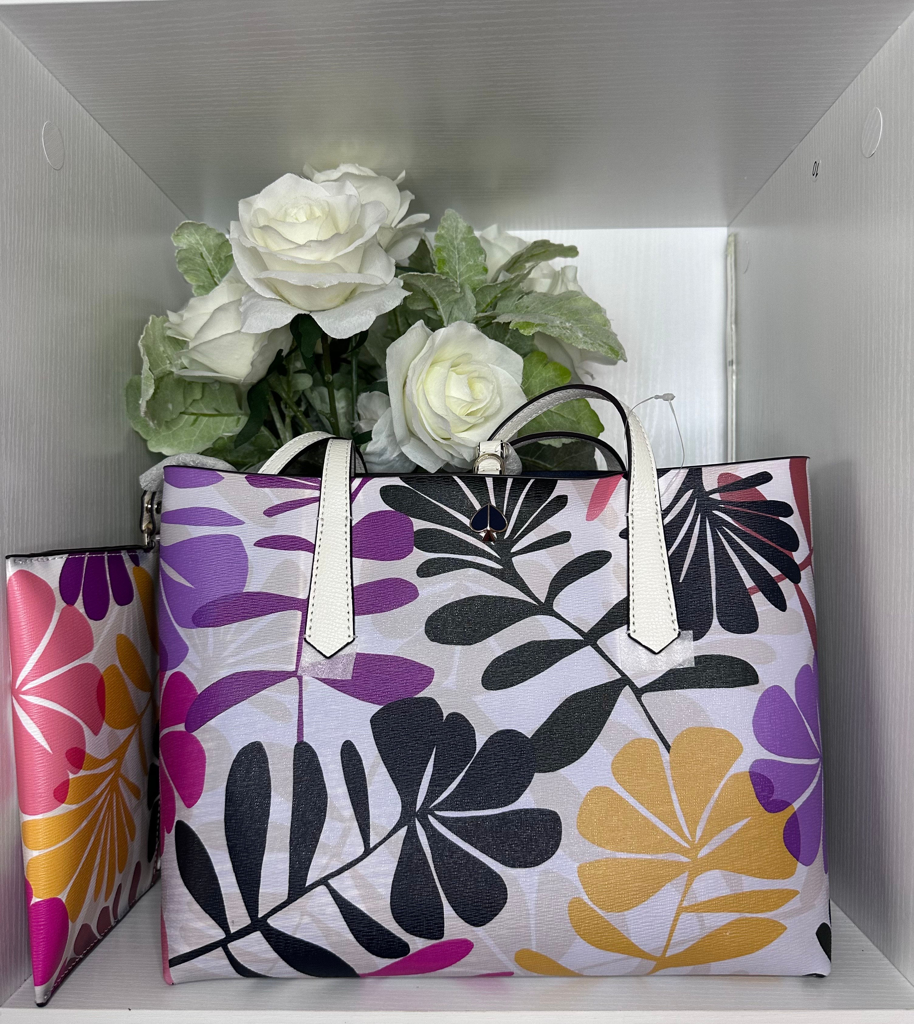 Kate Spade Hawaii Exclusive Flower Tote with Wallet