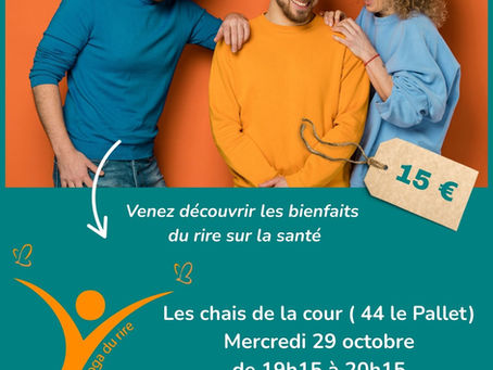 YOGA DU RIRE - Laëtitia Mahé - 29 Octobre 2025
