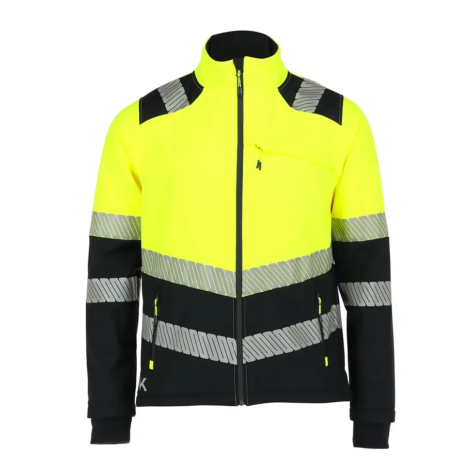 Miniatura: Softshell proVis  Amarillo/Azul