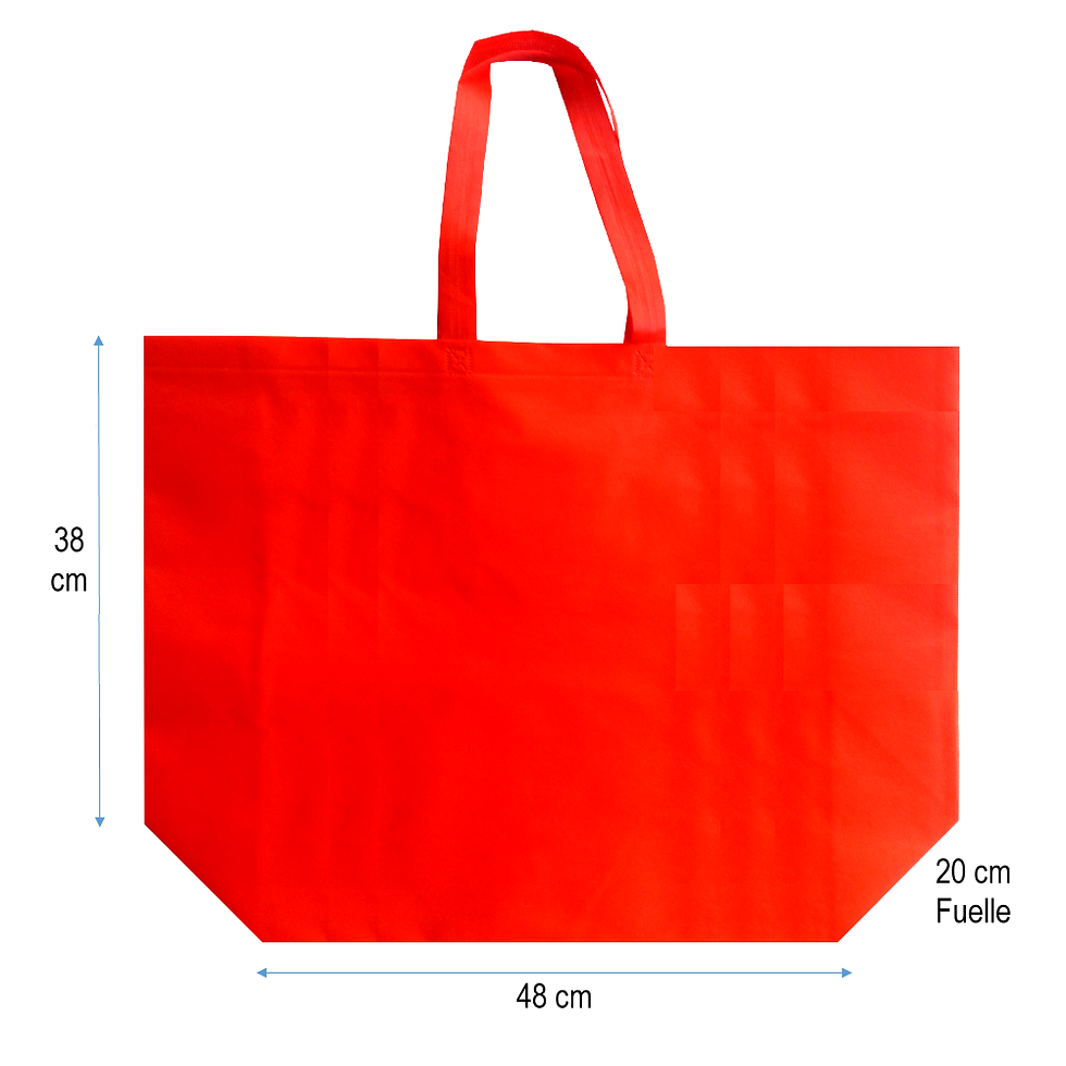 Miniatura: Bolsa Tnt  “48X38X20” Resistencia 12Kg. Máx. Azul Ecológica. $1.235