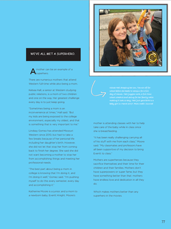 MWSU yearbook layout 4
