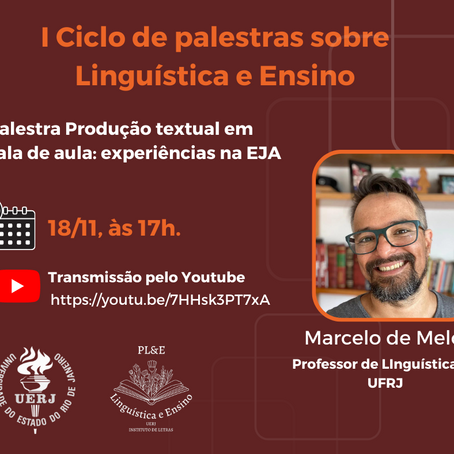 I Ciclo de Palestras sobre linguística e ensino