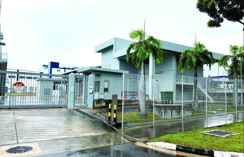 设在樟宜北的海底光纤通讯缆络登陆站