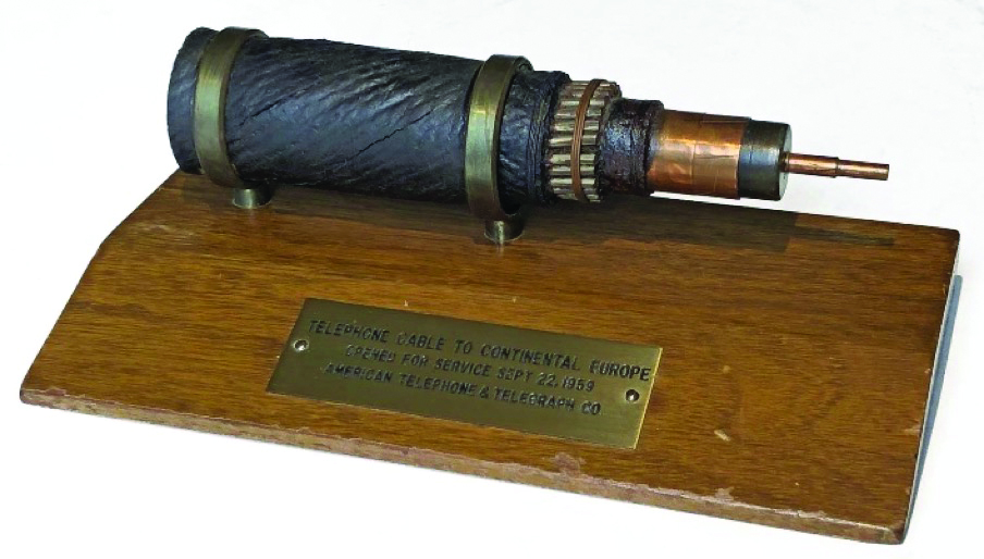 欧美跨大西洋海底电缆（1959年）（摄于新加坡国家博物馆）