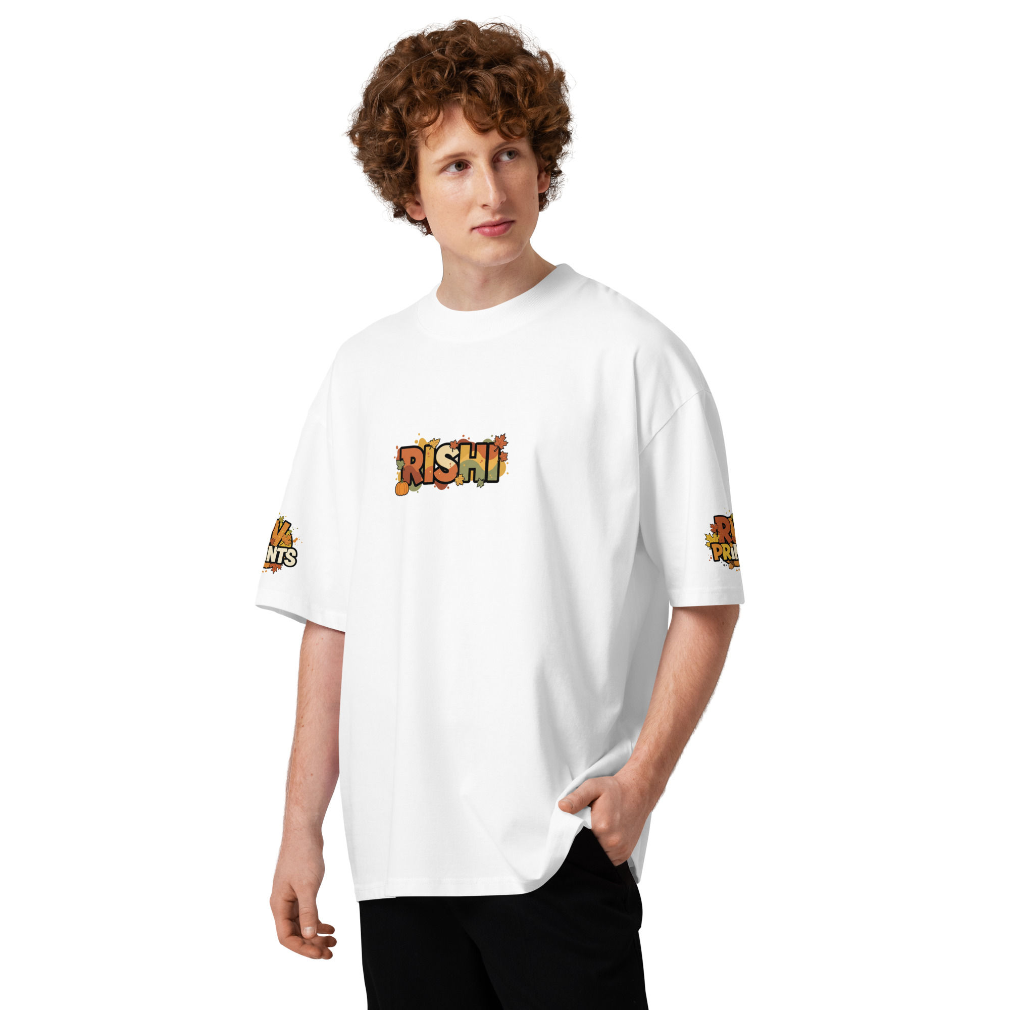 Autumn Rishi organic oversized high neck t-shirt
