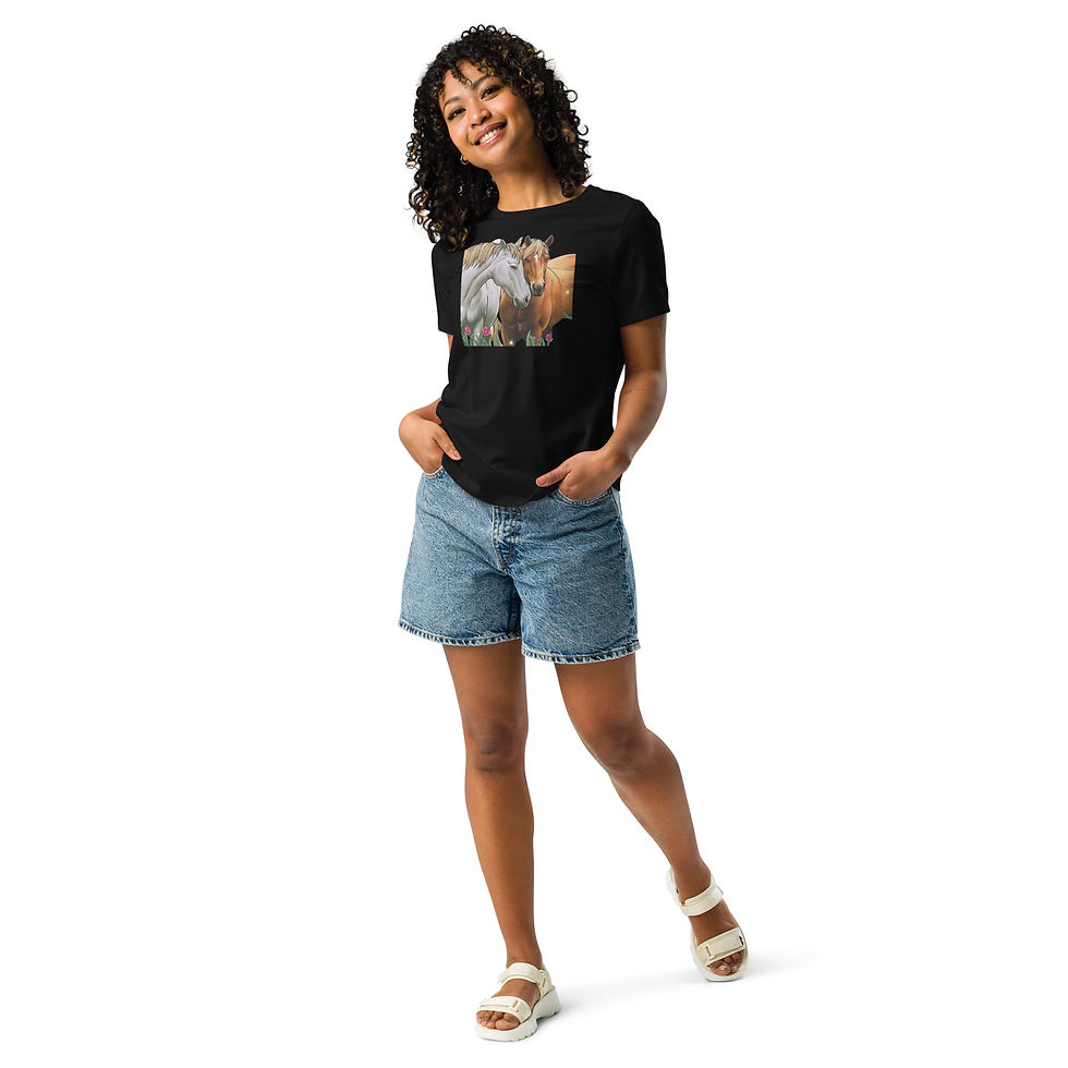 Thumbnail: Women's Horses Relaxed T-Shirt