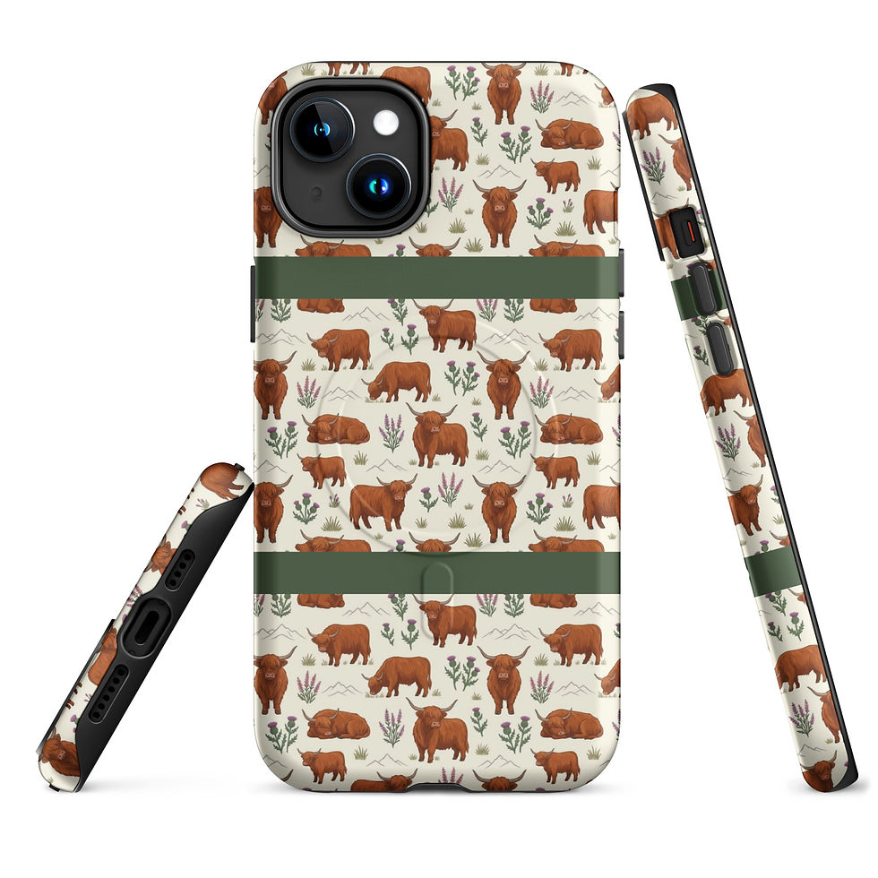 Thumbnail: Highland Cow MagSafe® tough case for iPhone®