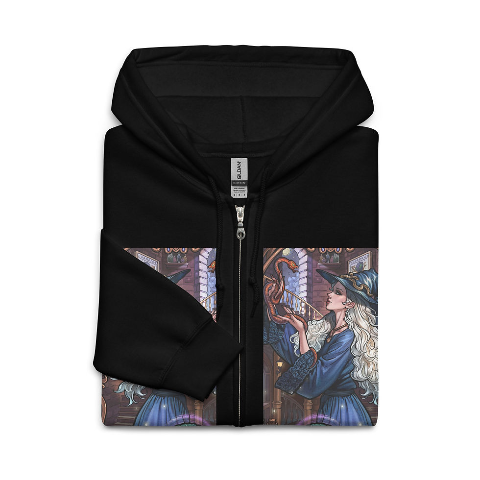 Women's Witch heavy blend zip hoodie
