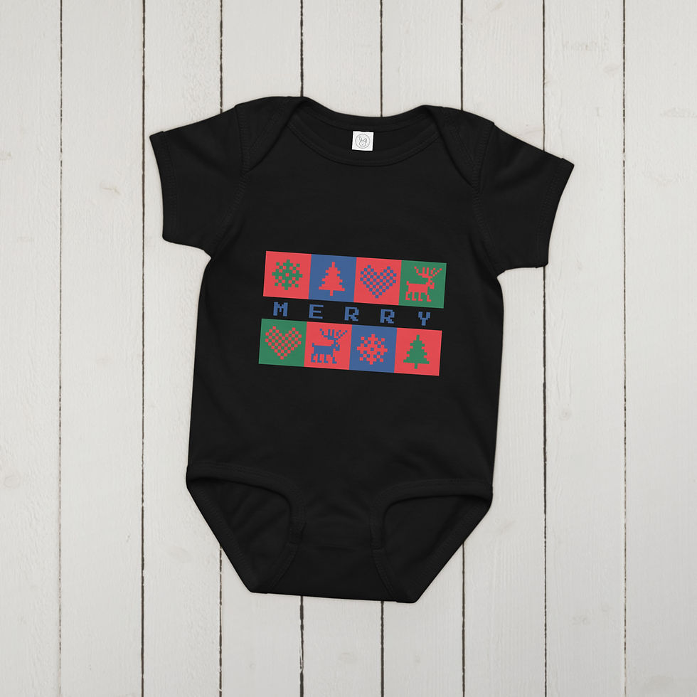 Merry Baby jersey bodysuit