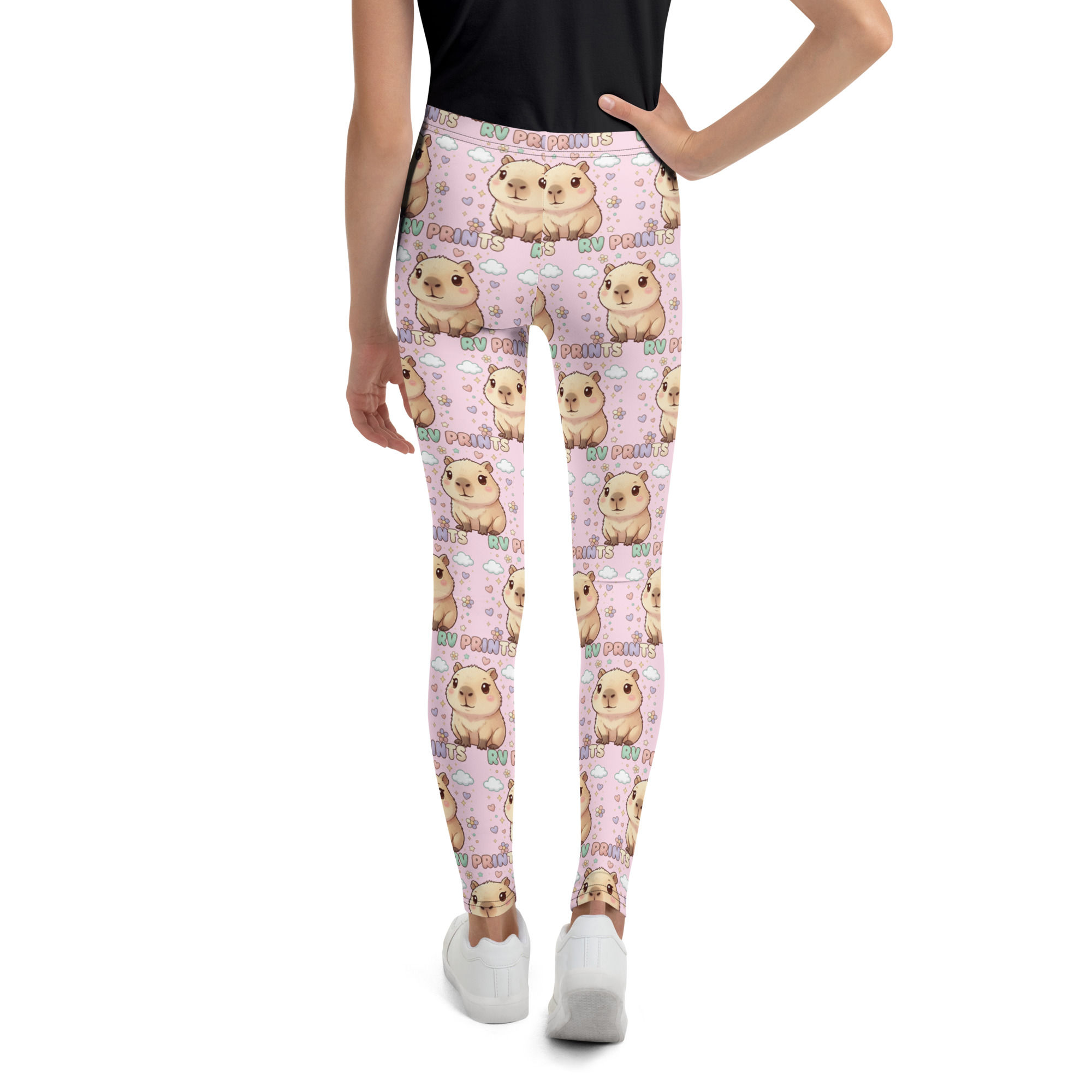 Capybara Rv Prints Youth Leggings
